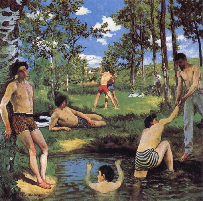 Frederic Bazille Bathers